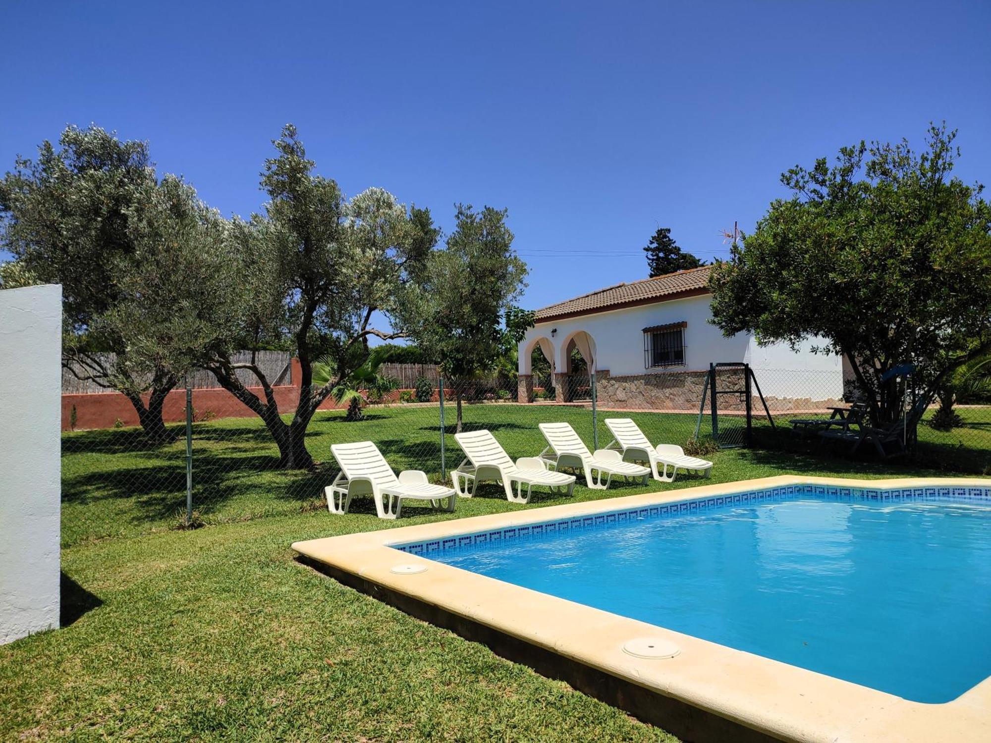 קוניל דה לה פרונטרה Casa Rural El Laurel Con Piscina Privada מראה חיצוני תמונה